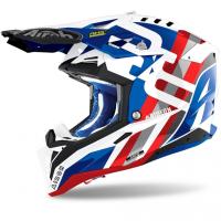 Airoh Мотошлем Aviator 3 Rainbow Blue/Red Gloss в Архангельске