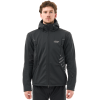 Dragonfly Мототолстовка DF Urban Man 2025 Black с защитой в Архангельске