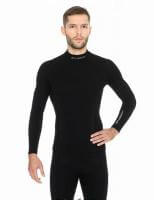 Brubeck Футболка мужская дл.рукав Wool Merino 78% Черный в Архангельске