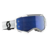 Scott Очки кроссовые Fury white blue chrome works в Архангельске