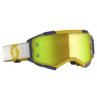 Scott Очки кроссовые Fury yellow/blue yellow chrome works в Архангельске