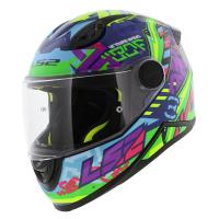 LS2 Мотошлем FF812 Kid Svent Blue Green в Архангельске