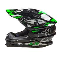 AiM Шлем кроссовый JK803S Green/Black в Архангельске