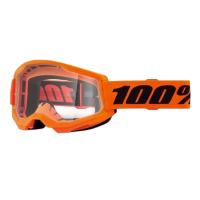 100% Очки Strata 2 V26 Goggle Neon Orange / Clear в Архангельске