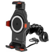 Extreme Style Мото держатель с беспроводной зарядкой anti-vibration R17W в Архангельске