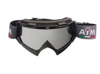 AiM Очки кроссовые (PRO) 157-100 Black Glossy в Архангельске