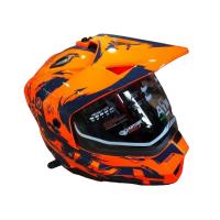AiM Шлем детский JK802Y Orange/Blue в Архангельске