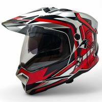 AIM Шлем кросс/эндуро JK802S Red/Grey/Black в Архангельске