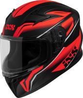 IXS Шлем 136 2.0 Kids Star 2 Черно-красно матовый в Архангельске