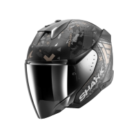 Shark Шлем Skwal I3 Jet Hellcat Mat Black/Chrome/Anthracite в Архангельске