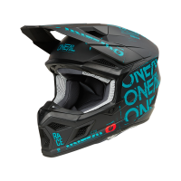 Oneal Шлем кроссовый 3Series Static черный/бирюзовый в Архангельске