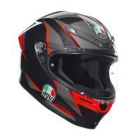 AGV Шлем K6 S 2206 Slashcut Black/Grey/Red в Архангельске