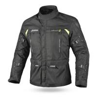 Dimox Мотокуртка текстиль Explorer Mens Touring Black/Yellow в Архангельске