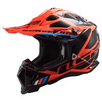LS2 Мотошлем MX700 Subverter II Evo Stomp черно-оранжевый в Архангельске