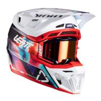 Leatt Шлем кроссовый 8.5 Royal Blue-Red V26 + очки Velocity 5.5 в Архангельске
