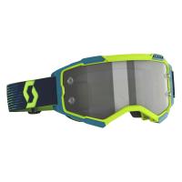 Scott Очки кроссовые Fury LS neon yellow/blue light sensitive grey works в Архангельске