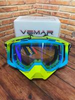 Scout Vemar Маска кросс MJ-1024-1 сине-желтая в Архангельске
