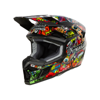 Oneal Шлем кроссовый детский 3Series Youth Crank V.24 красный/ зеленый в Архангельске