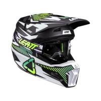 Leatt Шлем кроссовый 3.5 V26 Storm Teal + очки Vizion 3.5 в Архангельске