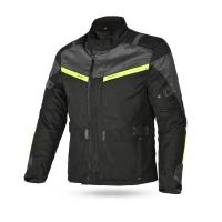 Dimox Мотокуртка текстиль Tour Tech Mens Black/Grey/Yellow в Архангельске