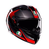 AGV Шлем K3 Striga Black/Grey/Red в Архангельске