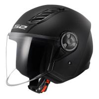 LS2 Мотошлем OF616 Airflow II Solid черный матовый в Архангельске