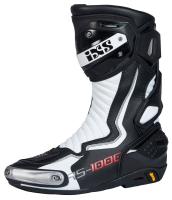 IXS Мотоботы RS-1000 черный/белый в Архангельске