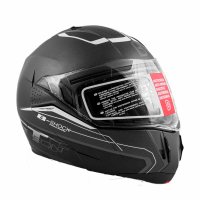 Beon Шлем модуляр B-700 Matt Grey/Black White в Архангельске