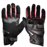 Sweep Перчатки кожаные+текстиль Hammer Black/Red в Архангельске