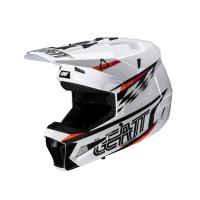 Leatt Шлем кроссовый детский Helmet Kit Moto 3.5 Jr V25 White в Архангельске