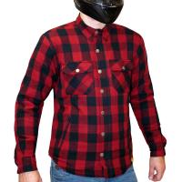 MCP Моторубашка Rebel Full kevlar черный-темно-красный в Архангельске