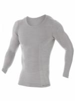 Brubeck Футболка мужская дл.рукав Comfort Wool Серый в Архангельске