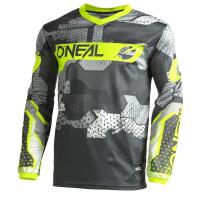Oneal Джерси Element Camo V.22, детская, унисекс Серый/Желтый в Архангельске