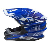 AiM Шлем кроссовый JK803S Blue/White в Архангельске