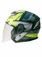 AiM Шлем открытый JK526 Yellow/Grey/Black в Архангельске