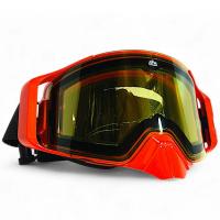 AiM Очки снегоходные с магнитной линзой и подогревом (PRO) 31-103 Accu Heated Orange Glossy в Архангельске