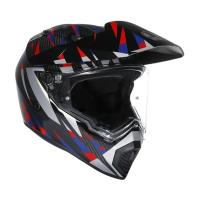 AGV Шлем AX9 E2206 V26 Steppa Carbon/Red/Blue в Архангельске