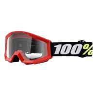 100% Очки детские Strata Mini Goggle Red/Clear Lens 2025 в Архангельске