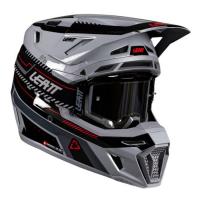 Leatt Шлем кроссовый 8.5 Grey V26 + очки Velocity 5.5 в Архангельске