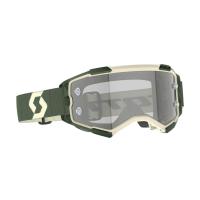 Scott Очки кроссовые Fury LS kaki green/light sensitive grey works в Архангельске