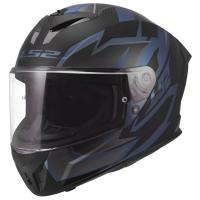 LS2 Мотошлем FF820 Rapid III Xtrem Black Blu Petrol в Архангельске