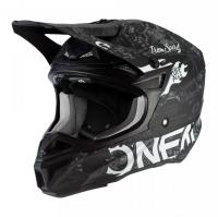 Oneal Шлем кроссовый 5Series Polyacrylite Черный/Белый в Архангельске