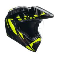 AGV Шлем AX9 E2206 V26 Steppa Carbon/Grey/Yellow Fluo в Архангельске