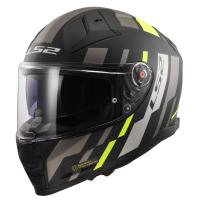 LS2 Мотошлем FF811 Vector II Tron матовый черно-желтый в Архангельске