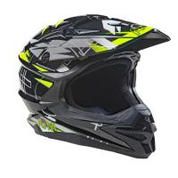 AiM Шлем кроссовый JK803S Yellow/Black в Архангельске