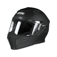 Simpson Шлем модуляр Darksome Matt Black в Архангельске