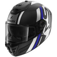 Shark Шлем Spartan RS Carbon Shawn Mat Black/Blue/Silver в Архангельске