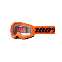100% Очки подростковые Strata 2 Junior Neon Orange / Clear в Архангельске