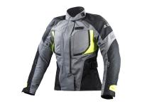LS2 Мотокуртка женская Phase Lady Jacket серо-чёрно-жёлтый в Архангельске