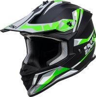 IXS шлем кроссовый 362 2.0 Черно-зеленый-белый в Архангельске